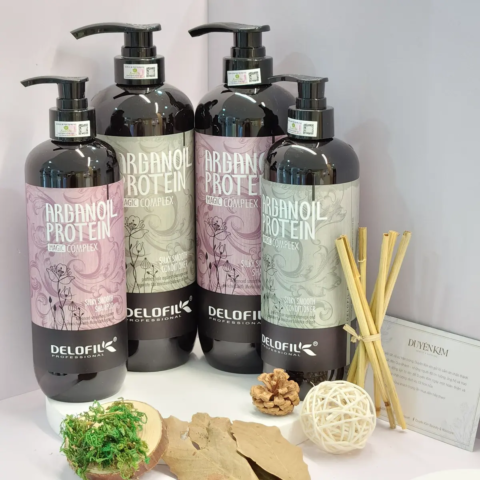 Dầu gội xả mềm mượt chống gàu Delofil Silky Smooth 500ML – 800ML chính hãng